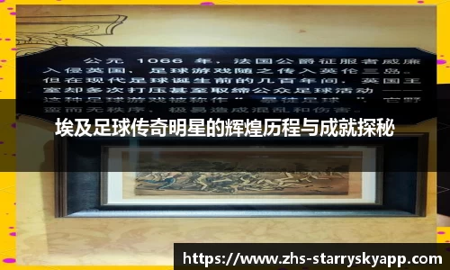 埃及足球传奇明星的辉煌历程与成就探秘
